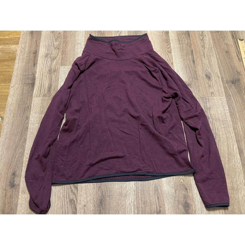 Threads 4 Thought Shirt, Women's Size Large, Purple, Long Sleeve, Turtleneck